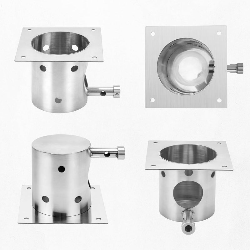 BBQ-Yummy Stainless Steel Fire Burn Pot and Hot Rod Ignitor Kit for Traeger and Pit Boss,Camp Chef Pellet Grills, Heavy Duty Fire Pot Burner Pot Pellet Grill Replacement Parts with Ash Remover, Screws and Fuse - Image 5
